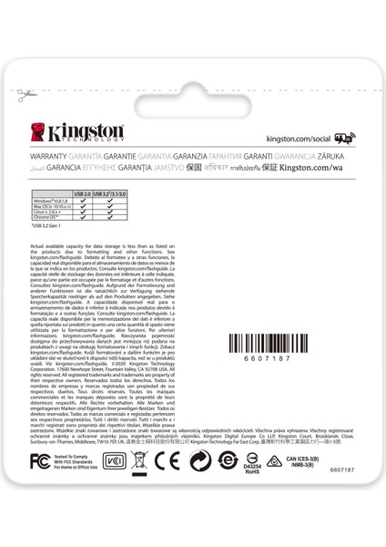 Datatraveler Exodia 256GB USB Flash Bellek Usb3.2 Gen1 DTX/256 GB indirimleri