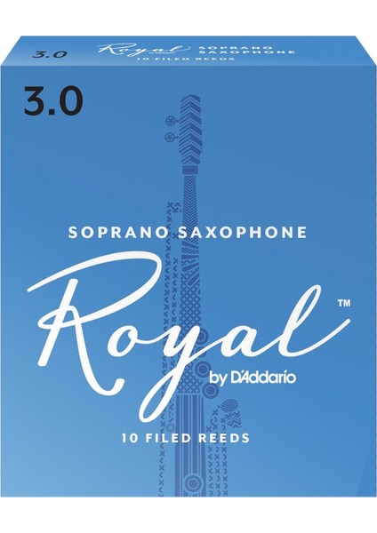 D'addario Woodwinds Royal RIB1030 Soprano Saksafon Kamışı No:3