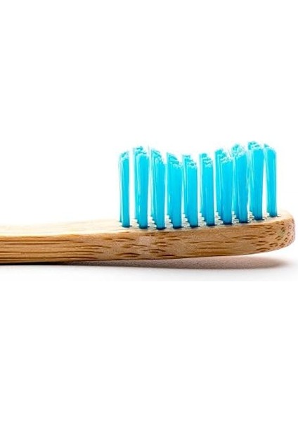 The Humble Co. Brush Yetişkin Bambu Medium Orta Diş Fırçası Mavi 1 Paket