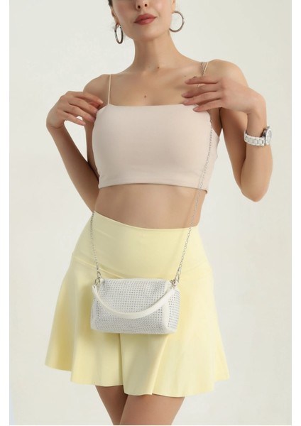 Mini Boy Taş Tasarımlı Kadın El ve Omuz Çantası fiyatları