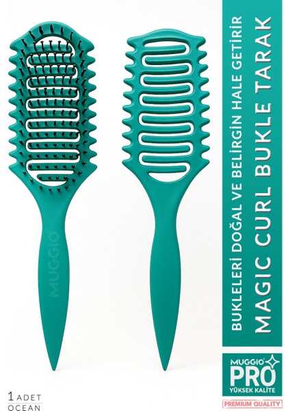 Magic Curl Bukle Belirginleştirici Pro Saç Tarağı