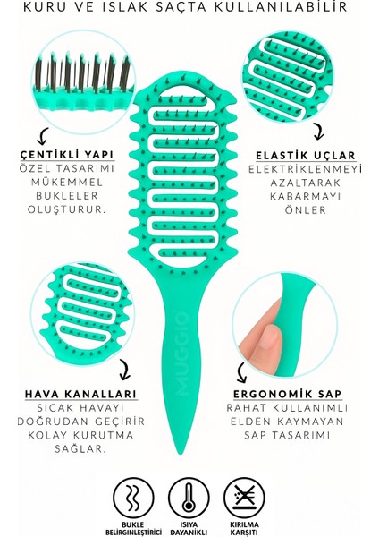 Magic Curl Bukle Belirginleştirici Pro Saç Tarağı fiyatları