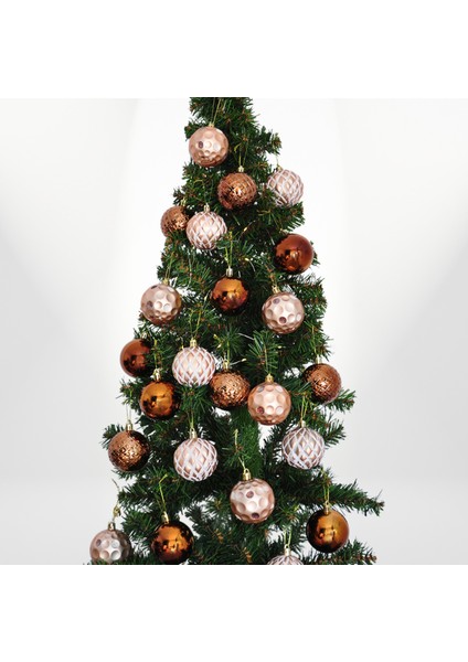 Yılbaşı Ağaç Süsleme Seti 24 Parça -Şampanya- fiyatları