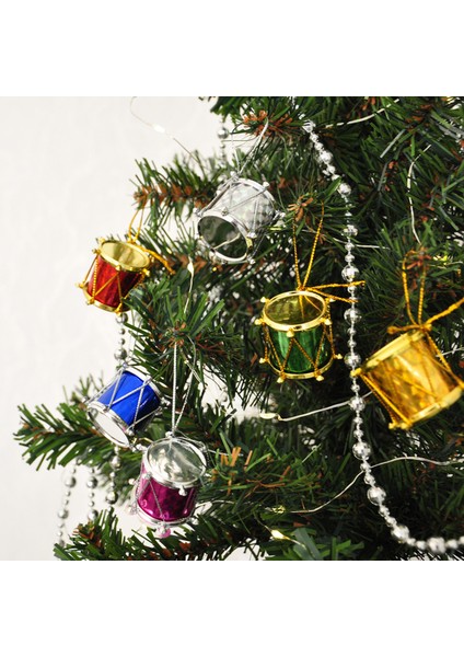 Yılbaşı Ağaç Süsü Renkli Davullar 12LI 3 cm fiyatları