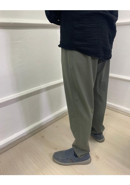 Likralı Pantolon - Rahat Giyim -Erkek