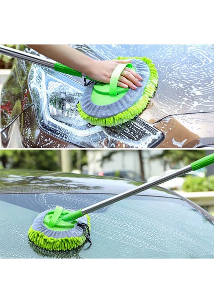 Çok Fonksiyonlu Mikrofiber Oto Fırçası Mopu Yedek Bezli Teleskopik Saplı Araba Yıkama Fırçası fiyatları