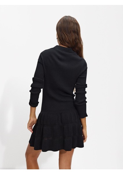 Uzun Kollu Triko Midi Elbise indirimleri