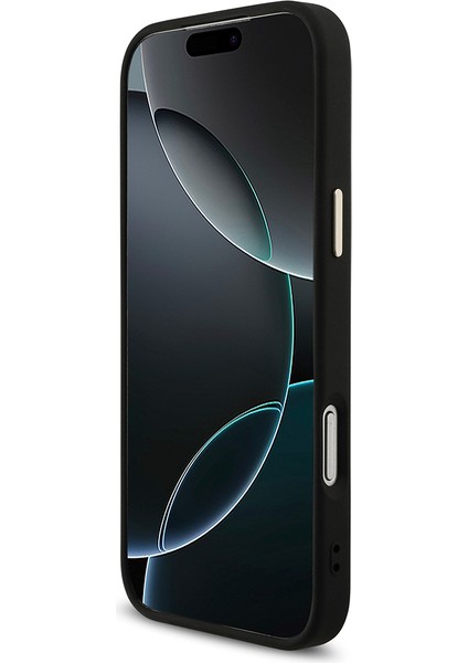 iPhone 17 Pro Max Uyumlu Kılıf Guess Lisanslı M-Safeli Taşlı Üçgen Logo 4g Desenli Kapak Siyah indirimleri