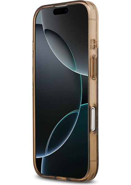 iPhone 17 Uyumlu Kılıf Guess Lisanslı M-Safeli Iml Peony ve 4g Desenli Klasik Logolu Kahverengi indirimleri