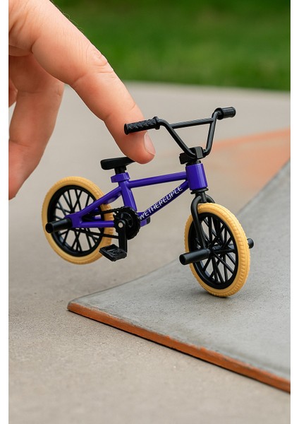 Tech Deck Bmx Bisikleti Wethepeople Mor Gerçek Metal Çerçeve Parmak Bisiklet Oyuncak Model 12 fiyatları