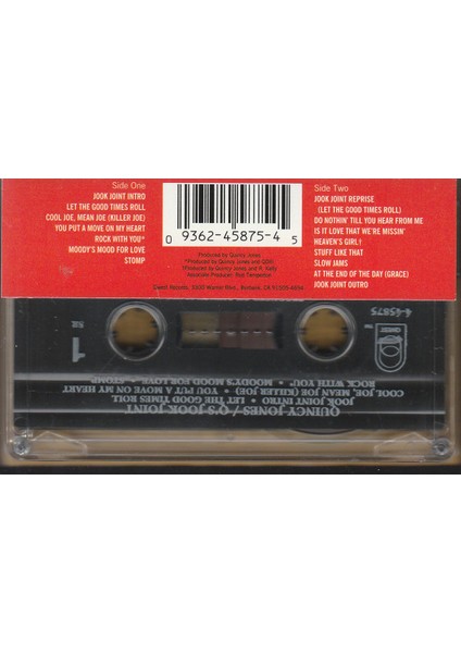 Quincy Jones – Q's Jook Joint Dikkat Kaset modelleri