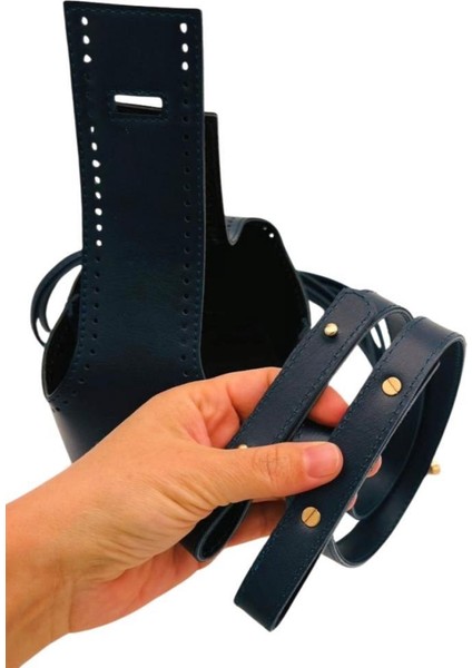 Torba2 Model Çanta Yapım Aparatı Lacivert Renk Light Gold Metalli modelleri