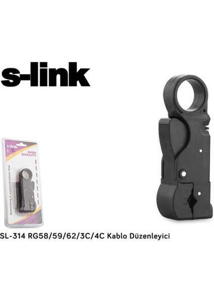 S-Link SL-314 3 Bıçaklı Koaksiyel Kablo Açıcısı Kablo Soyucu Kablo Soyacağı fırsatları