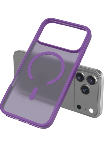 Apple iPhone 17 Pro Jota Magsafe Kapak - Derin Mor modelleri