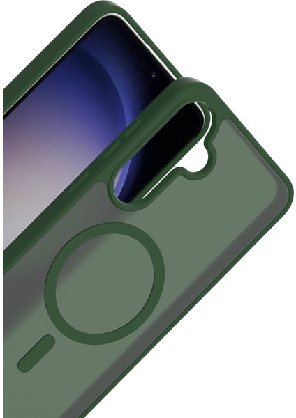 Samsung Galaxy A26 Jota Magsafe Kapak - Koyu Yeşil modelleri