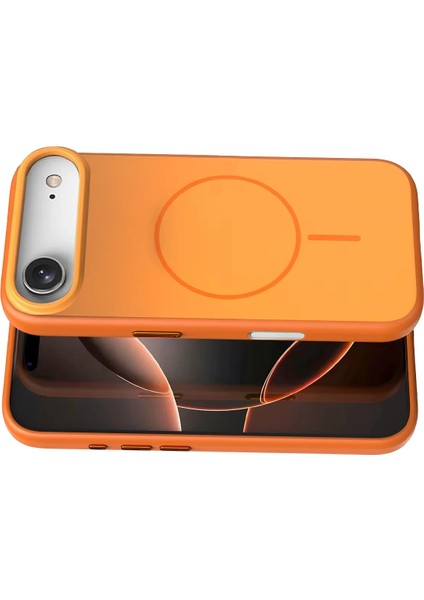 Apple iPhone 17 Air Neva Magsafe Kapak - Turuncu modelleri