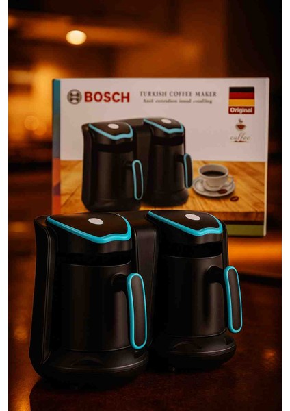 Türk Kahvesi Makinesi 8 Fincan Kapasiteli Çift Hazneli