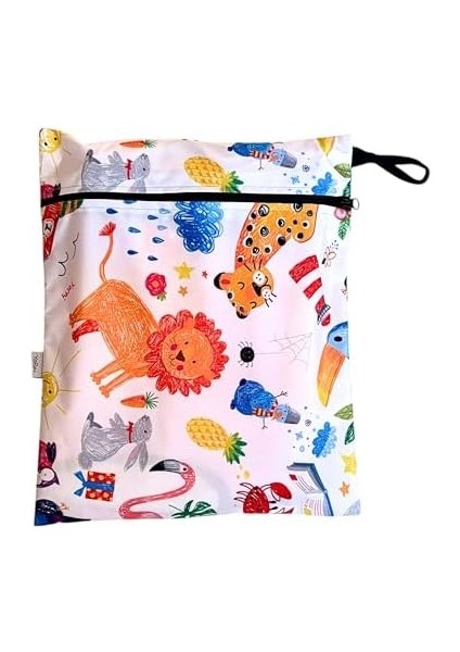 Yorni, Jungle, 29X35CM, Su Geçirmez, Islak Mayo, Kıyafet Vs Taşıma Torbası, Çok Amaçlı Çanta/organizer