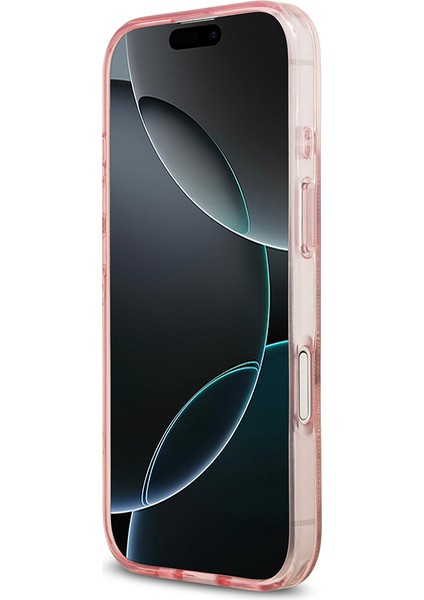 iPhone 17 Uyumlu Kılıf Guess Lisanslı M-Safeli Iml Peony ve 4g Desenli Klasik Logolu Kapak Pembe indirimleri