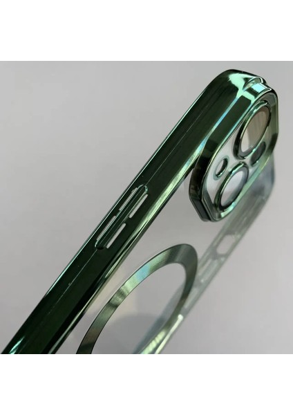 Iphone 14 Plus Uyumlu Magsafe Kenarlar Renkli Kılıf fırsatları