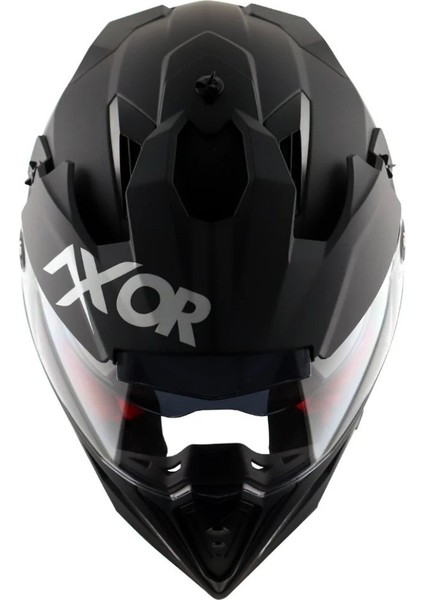 X-Cross Dual Vizör Kask Siyah fırsatları