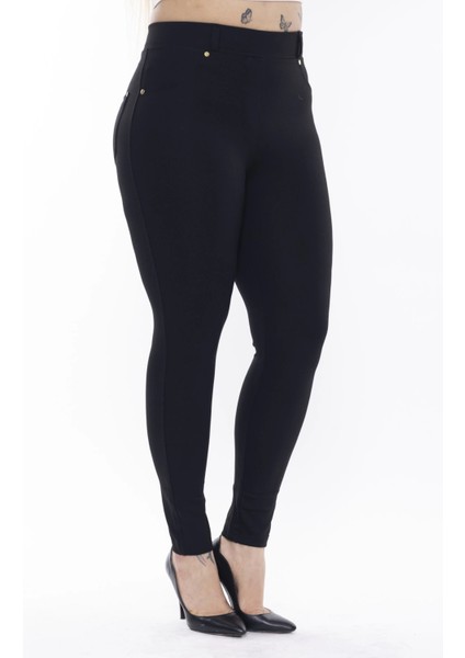 Kadın Cep Detaylı Büyük Beden Tayt Pantolon indirimleri