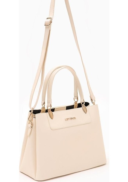 Krem Kadın El ve Omuz Çantası 930120 fiyatları