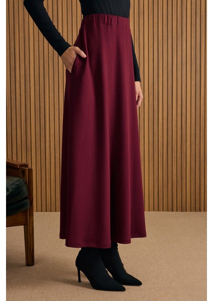 Beli Lastikli Örme Kloş Etek indirimleri