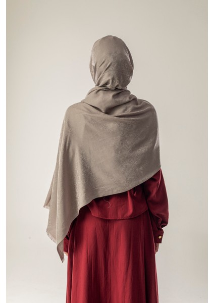 Silver Clay Desenli Dokuma Pamuk Şal modelleri