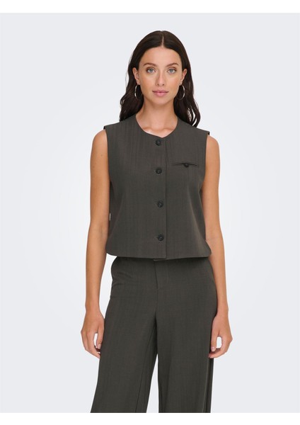 Onlmateo Lıfe S/l Strıpe Vest cc Tlr Kadın Siyah Yelek - 15351087 modelleri