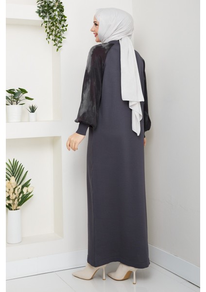 Kadın Kolu Ipek Kupra Merserize Triko Elbise -PMK484 indirimleri