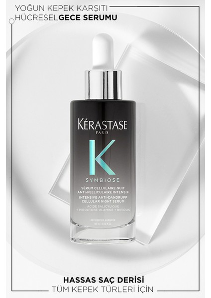 Symbiose Yağlı Saç Derisi Için Hücresel Kepek Karşıtı Saç Bakım Seti