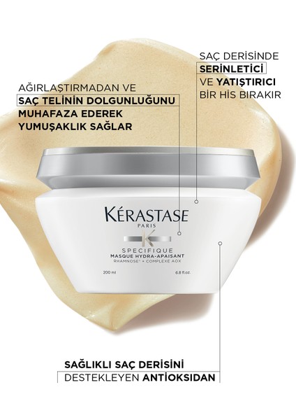 Specifique Masque Hydra-Apaisant Hassasiyet Karşıtı Nemlendirici Maske 200 ml 200 ml