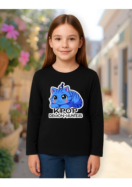 Kpop Demon Hunters Derpy Uzun Kollu Baskılı Kız Çocuk Tişört (4-13 Yaş) fiyatları
