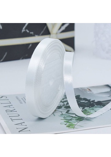 %100 Polyester Kurdele 10MM 10M - Saten Şerit Hediye ve Süsleme Için