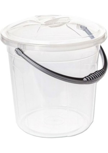 Pratik Kullanımlı 10 Litre Şeffaf Kapaklı Çok Amaçlı Kova fiyatları