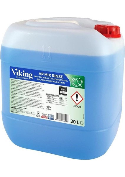 Viking Vp Mix Rinse Sert Sularda Etkili Endüstriyel Bulaşık Makinesi Parlatıcısı 20L