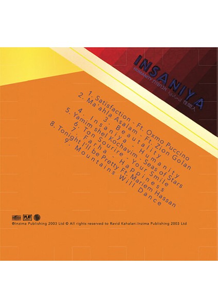 Dikkat Cd! Yemen Blues – Insaniya fiyatları