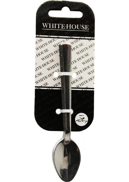 6 Parça Eko Çubuk Sade Metal Çay Kaşık 2mm (K95)