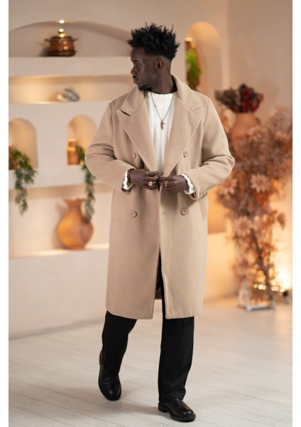 Italyan Geniş Yaka Oversize (Bol Kesim) Salaş Uzun Kaban indirimleri