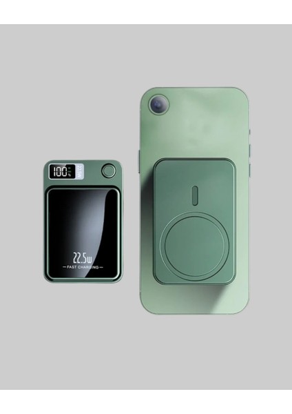 Magsafe Powerbank Kablosuz Şarjlı ve 22.5W Hızlı Şarj Destekli indirimleri