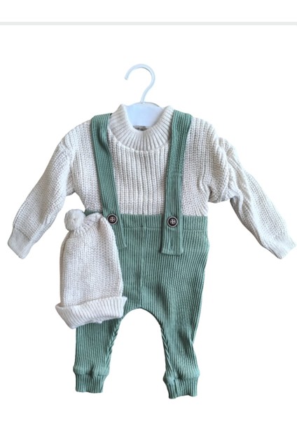 Laura Baby Erkek Bebek/çocuk Şapkalı 3 Lü Tulum Set modelleri