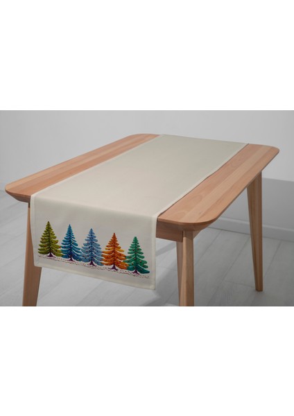 Dijital Baskılı Runner - Yılbaşı / Christmas Desenli - 140X40 cm modelleri