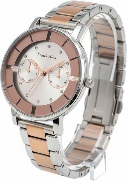 Kadın Kol Saati Gümüş Renk, Gümüş Kadran - Şık Metal Kordon, 2 Yıl Garantili