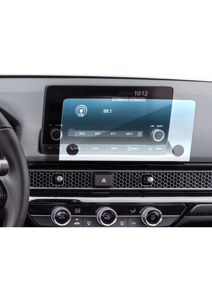Honda Civic Elegance 2022-2023 Uyumlu 7 Inç Navigasyon 9h Nano Ekran Koruyucu