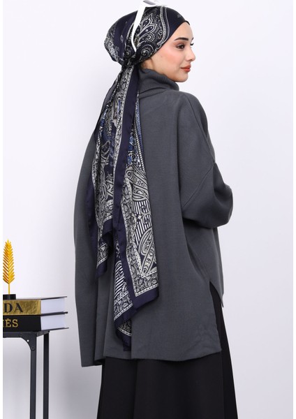 Füme Balıkçı Yaka Fermuarlı Triko Kazak fırsatları