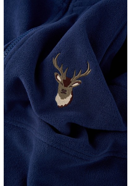 Geyik Full-Zip Polar - Lacivert fiyatları