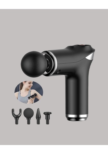 Mini Masaj Tabancası 4 Başlık 6 Hız Ayarlı - M292K396-R77292 indirimleri