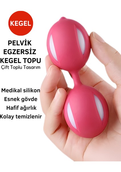 Karamürver Aromalı Su Bazlı Kayganlaştırıcı Jel 100 ml + Mavi Kegel Egzersiz Topu 2’li Set modelleri