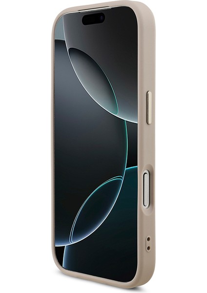 iPhone 17 Pro Kılıf Guess Lisanslı M-Safeli Gold Kamera Çerçeveli Taşlı Üçgen Logo 4g Desenli Pembe indirimleri